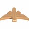 Ekena Millwork Davenport Timber Gable Bracket, Western Red Cedar, 36"W x 23"H x 3 1/2"D x 5 1/2"F, 15/12 Pitch GBW036X23X0406DAV00SWR - alternate 4